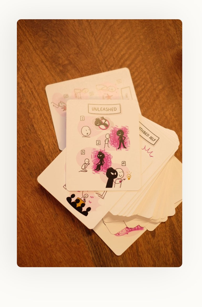 The illustrated State Shift card deck