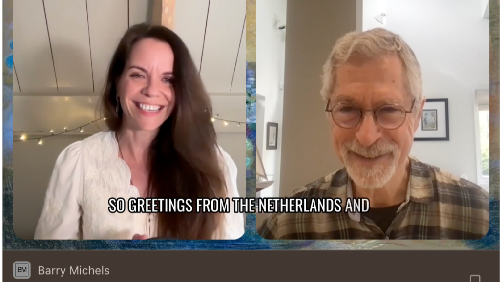 Sylvia in conversation with Barry Michels